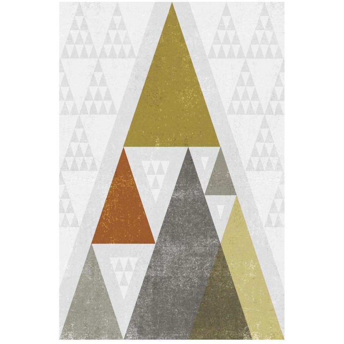 Mod Triangles III Retro -Paper Art-18&quotx26"