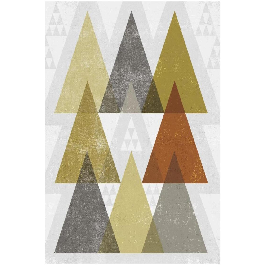 Mod Triangles IV Retro -Paper Art-18&quotx26"