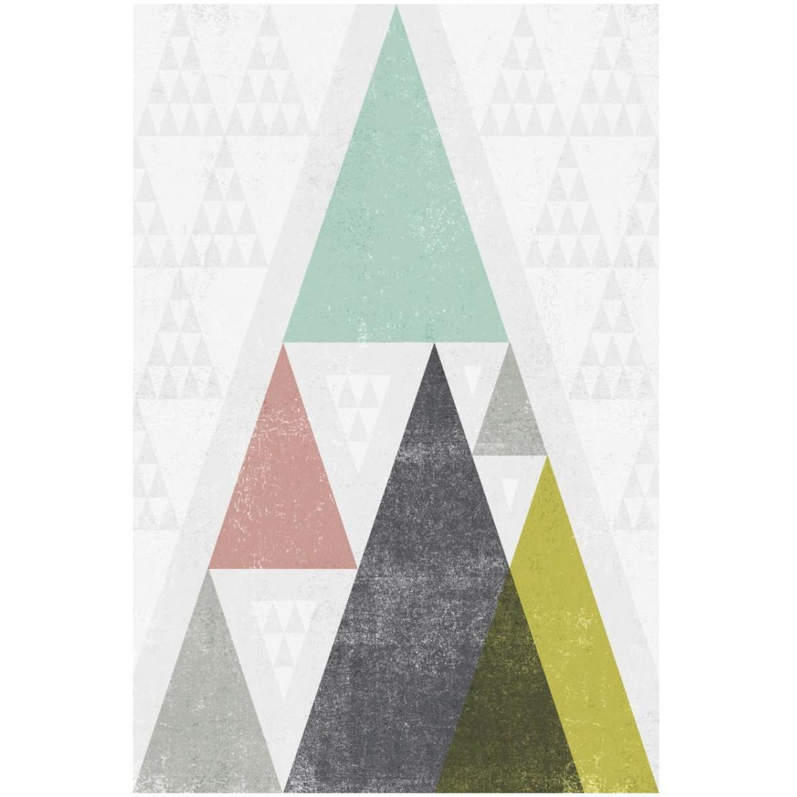 Mod Triangles III -Paper Art-22&quotx32"