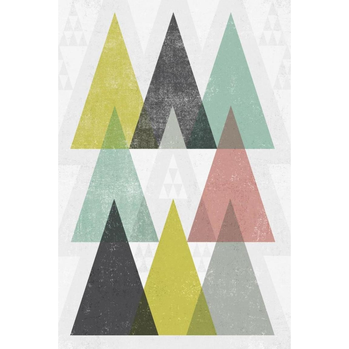 Mod Triangles IV -Paper Art-34&quotx50"