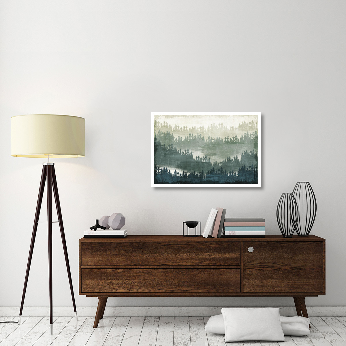 Mountainscape -Paper Art-38&quotx26"
