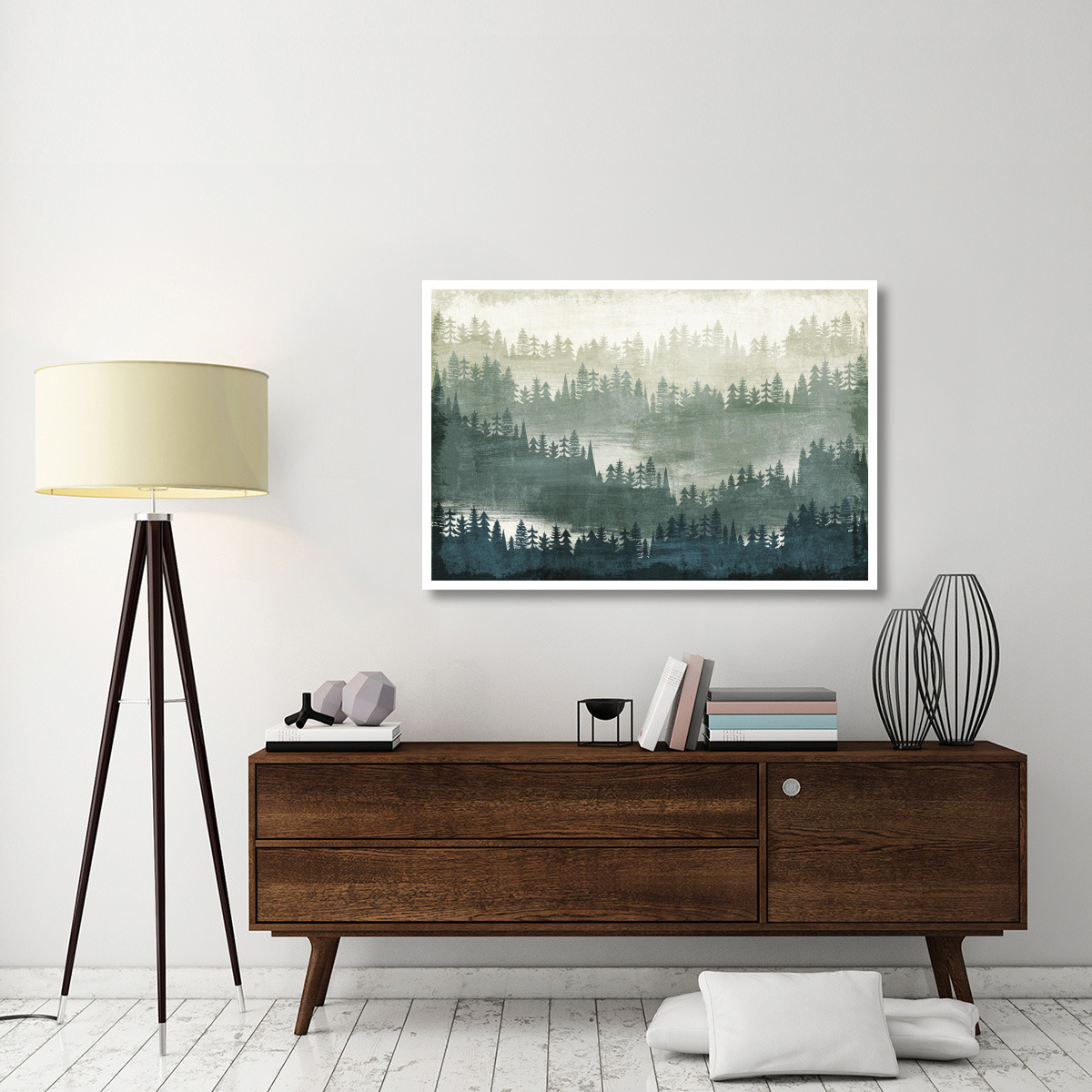 Mountainscape -Paper Art-50&quotx34"