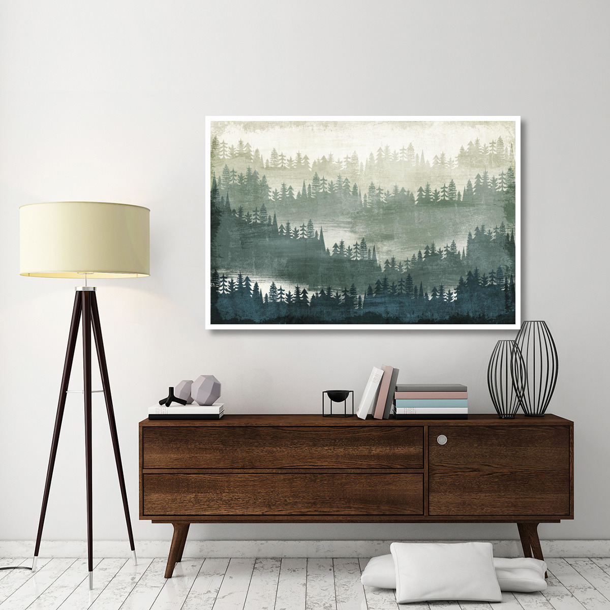 Mountainscape -Paper Art-62&quotx42"