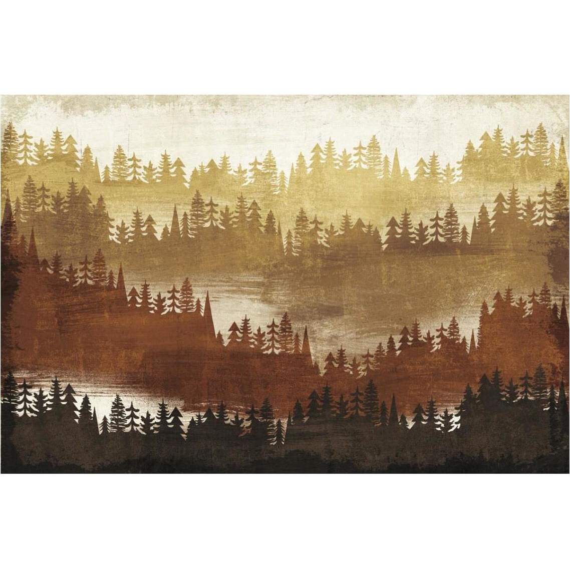Mountainscape Spice -Paper Art-38&quotx26"