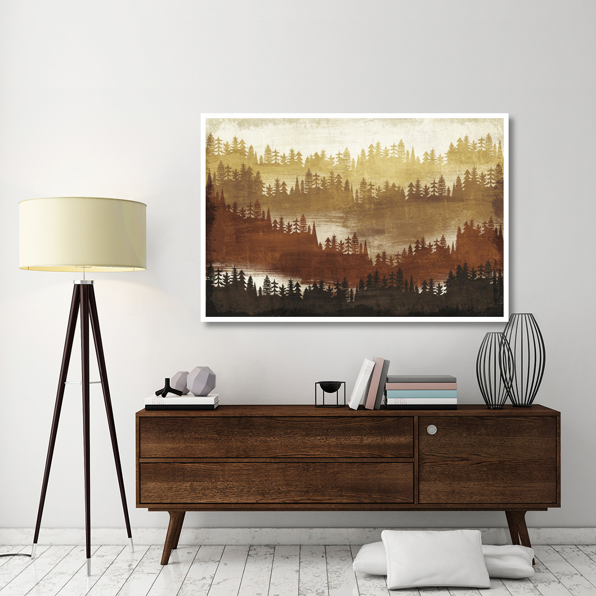 Mountainscape Spice -Paper Art-62&quotx42"