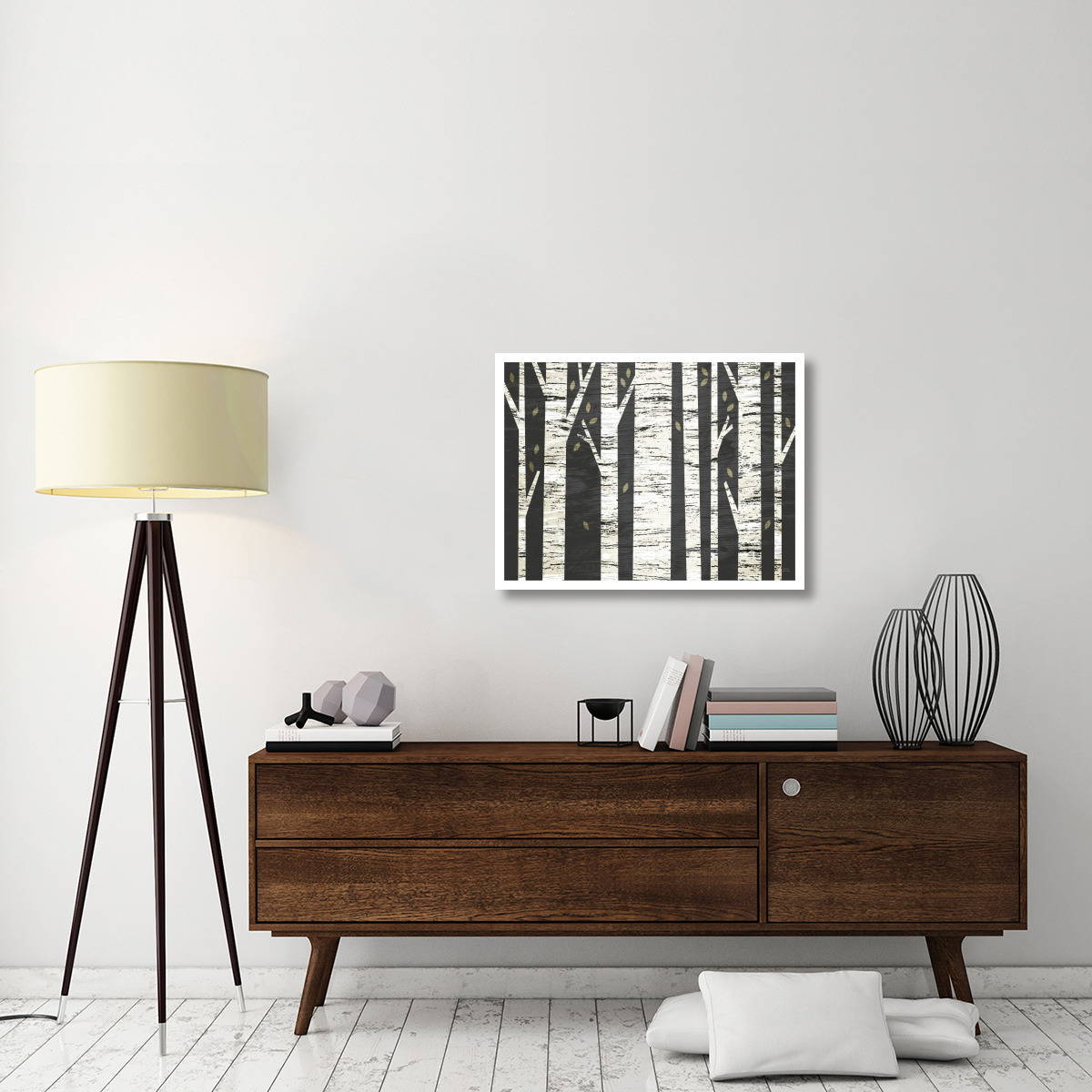 Birch Forest -Paper Art-34&quotx26"