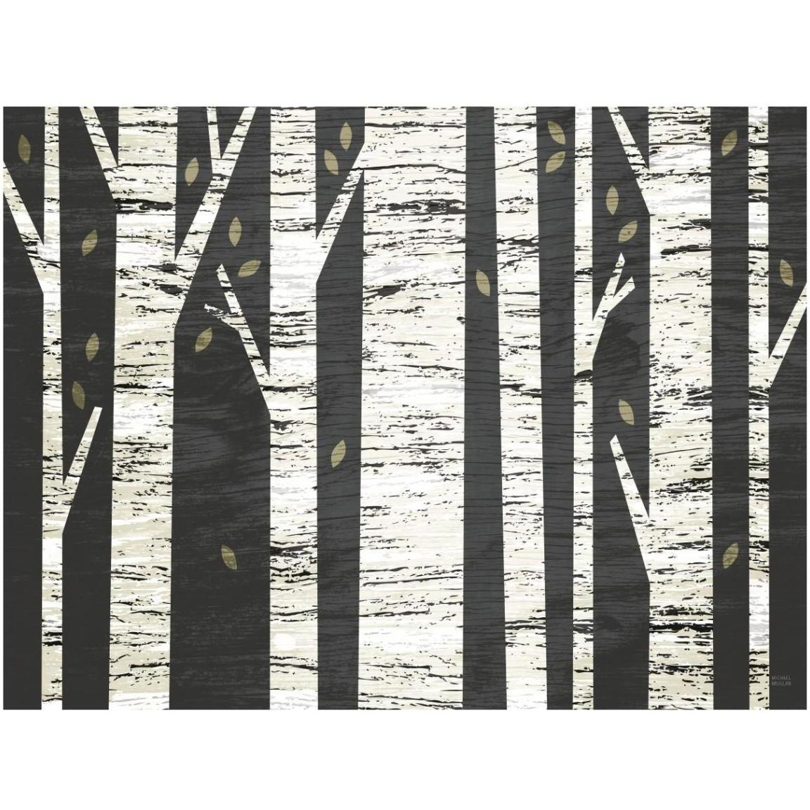 Birch Forest -Paper Art-42&quotx32"