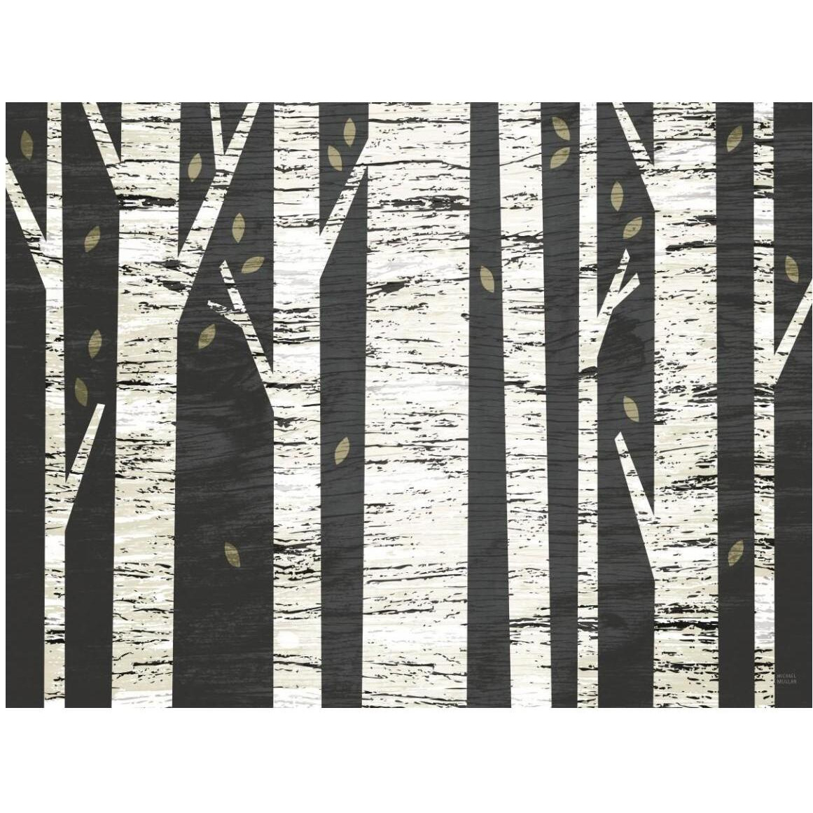 Birch Forest -Paper Art-50&quotx38"