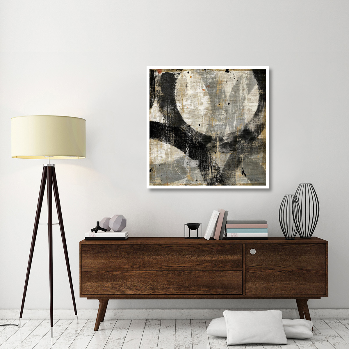Industrial III -Paper Art-42&quotx42"