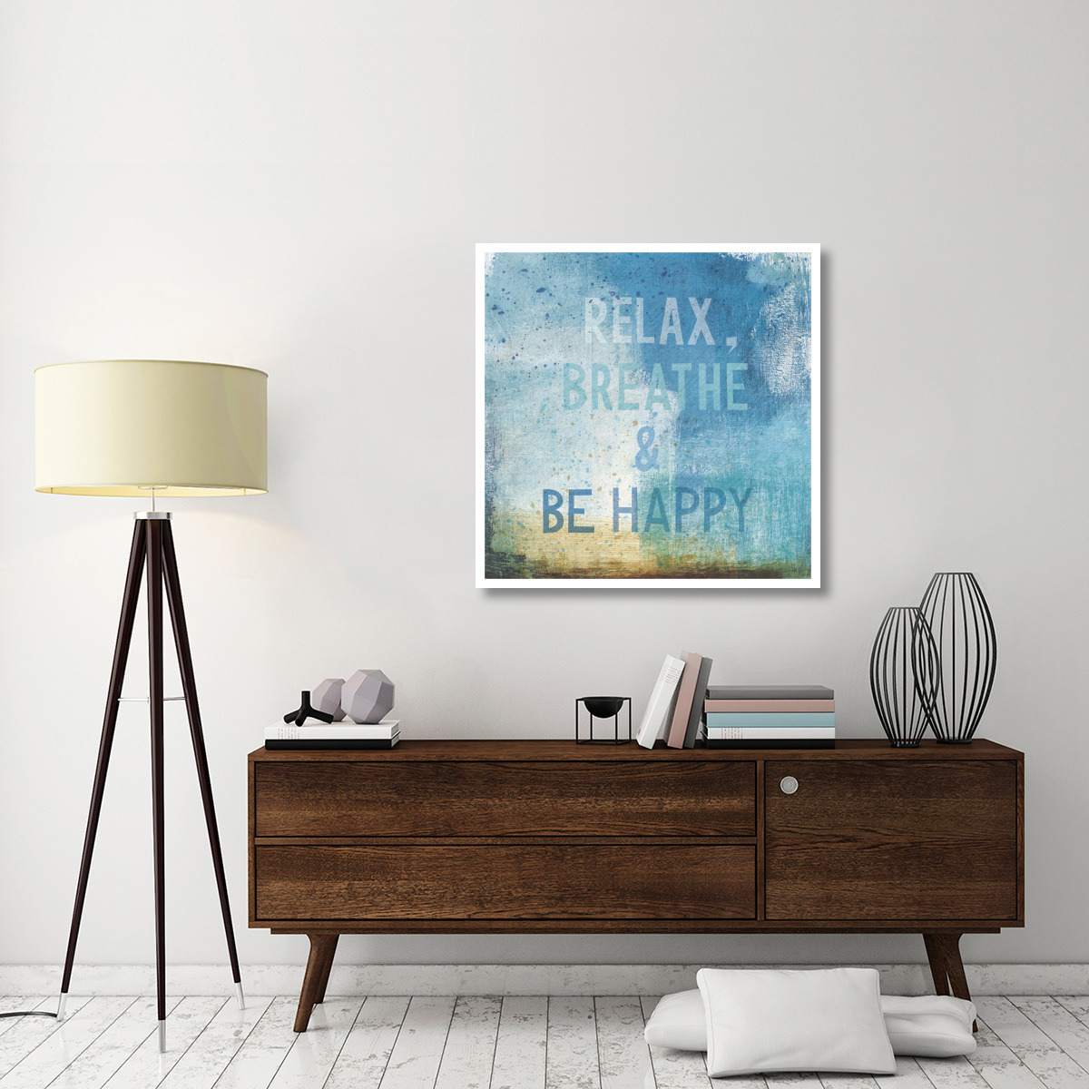 Beachscape Abstract I -Paper Art-38&quotx38"