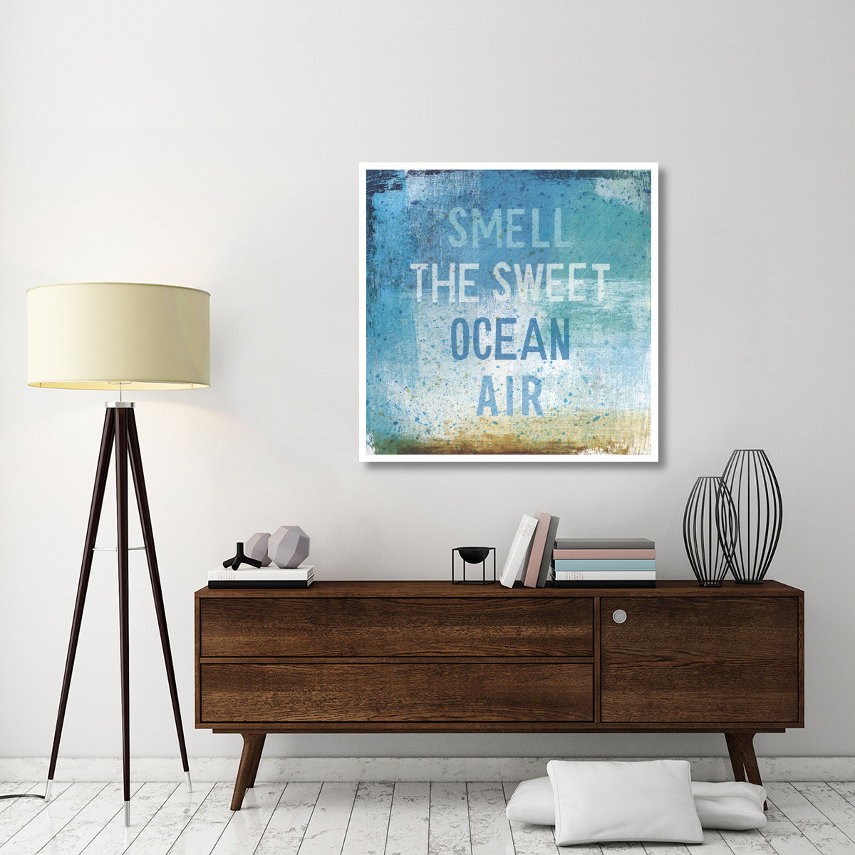 Beachscape Abstract II -Paper Art-42&quotx42"