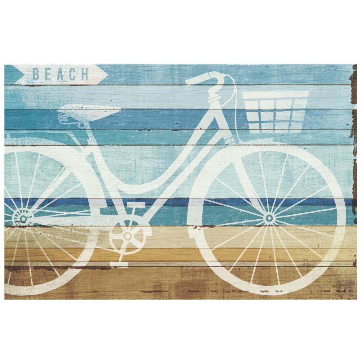 Beachscape Cruiser I -Paper Art-20&quotx14"