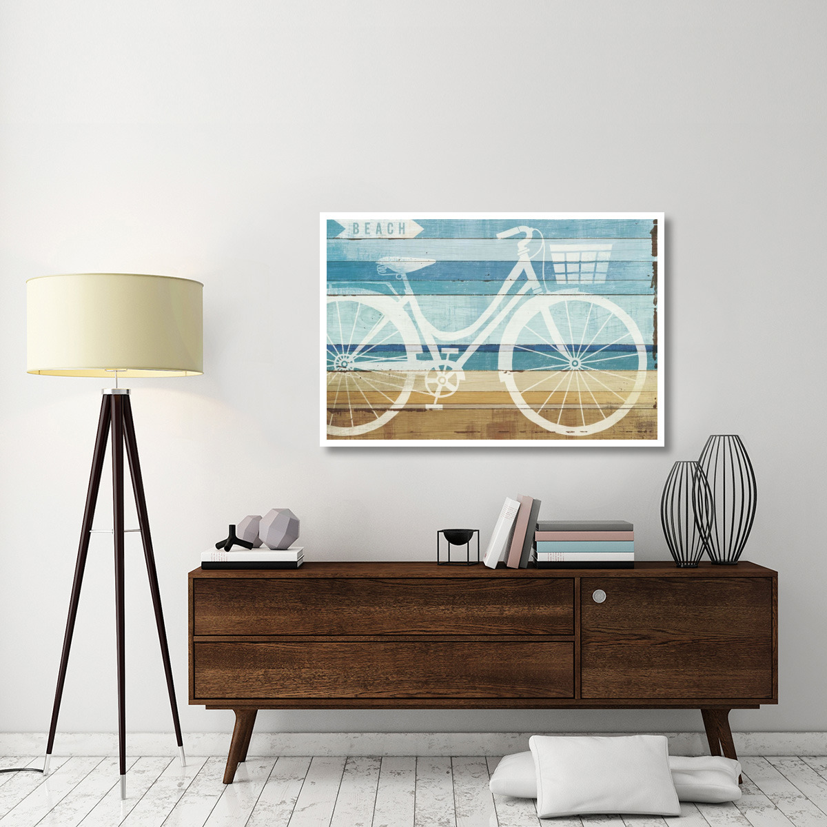 Beachscape Cruiser I -Paper Art-50&quotx34"