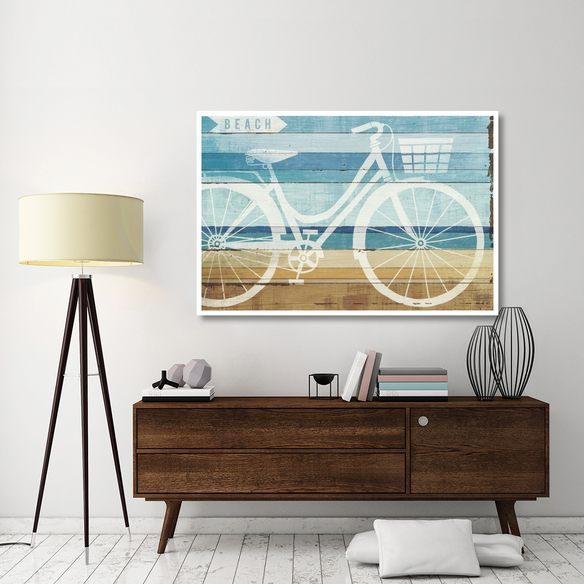 Beachscape Cruiser I -Paper Art-62&quotx42"