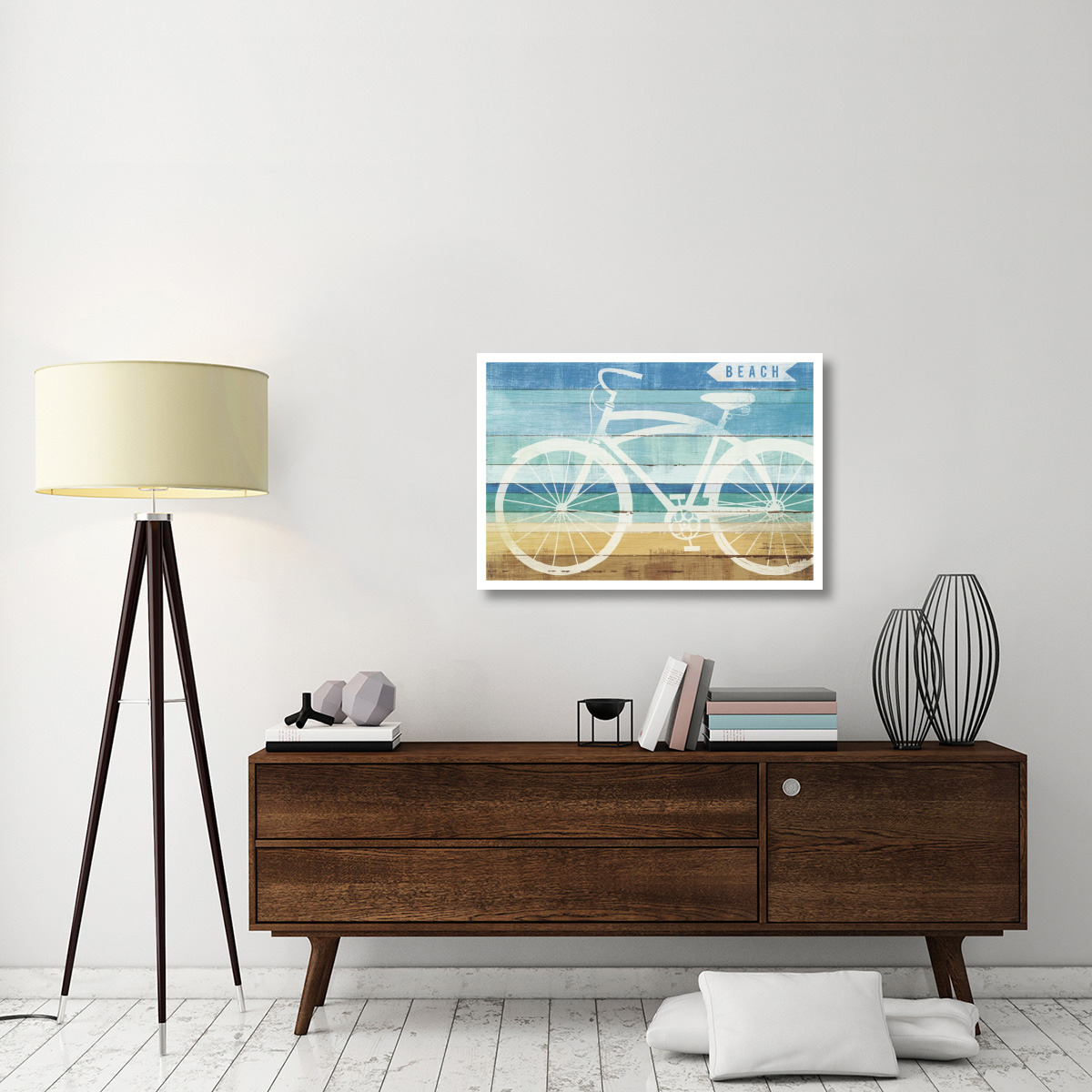 Beachscape Cruiser II -Paper Art-38&quotx26"