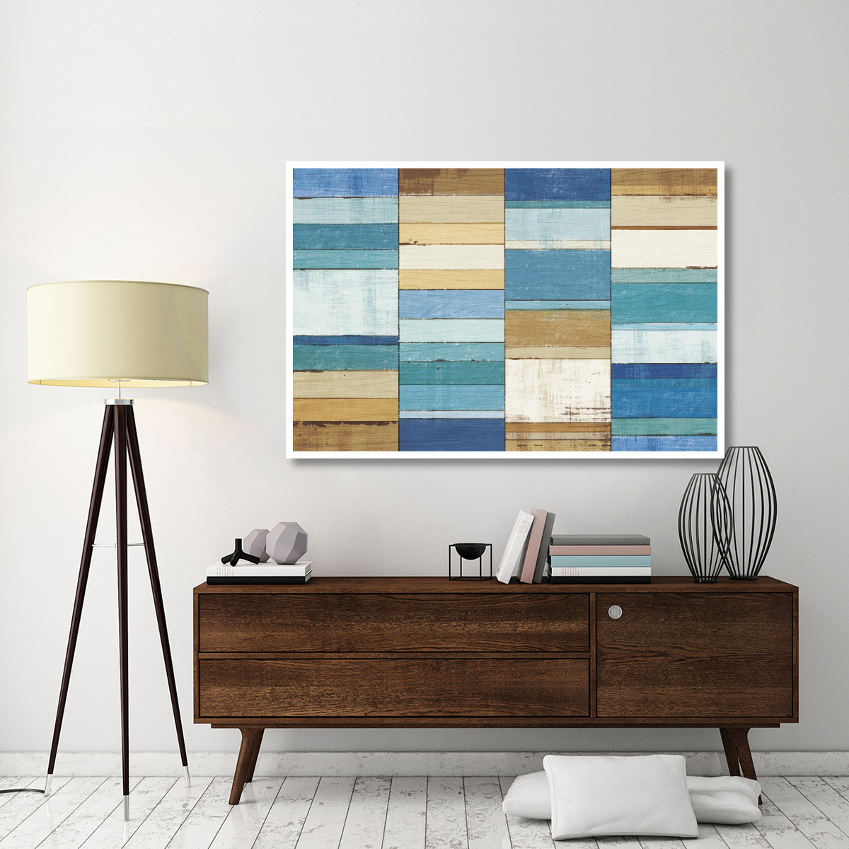 Beachscape I -Paper Art-62&quotx42"