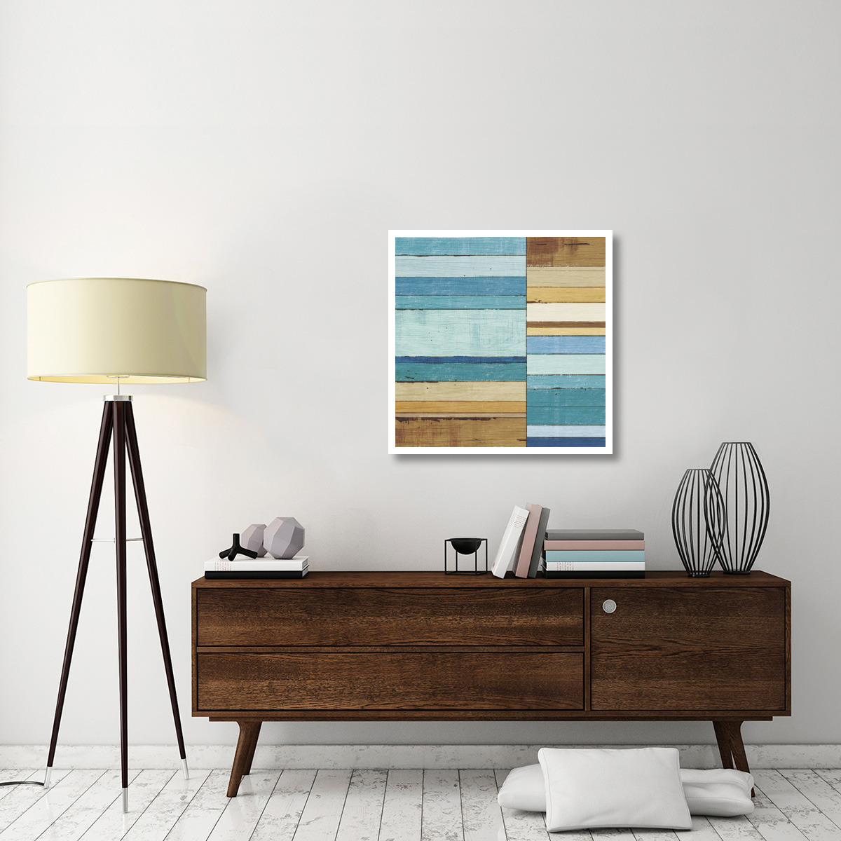 Beachscape II -Paper Art-32&quotx32"