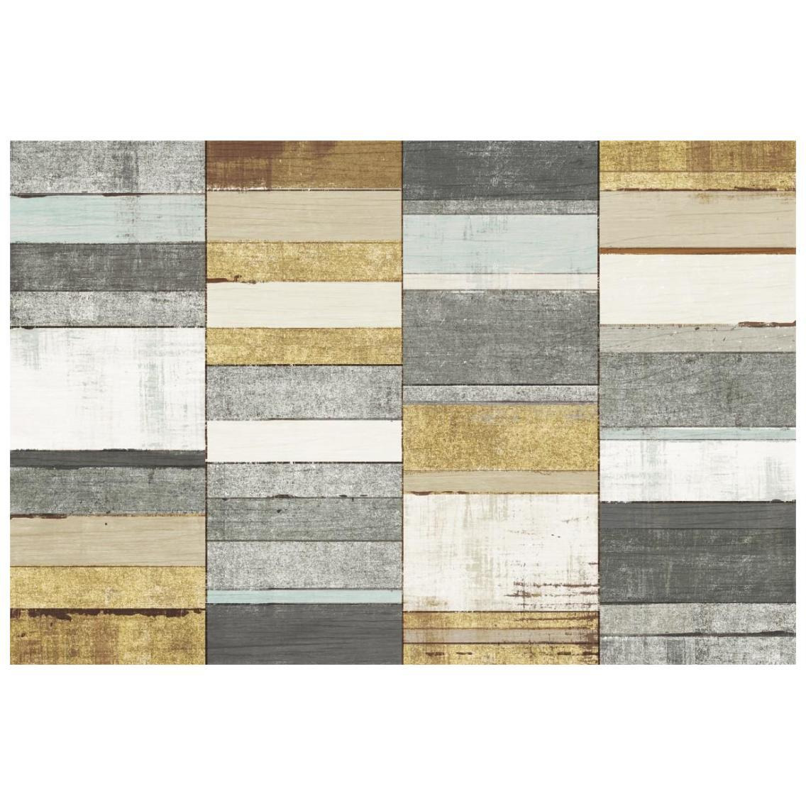 Beachscape I Gold Neutral -Paper Art-26&quotx18"