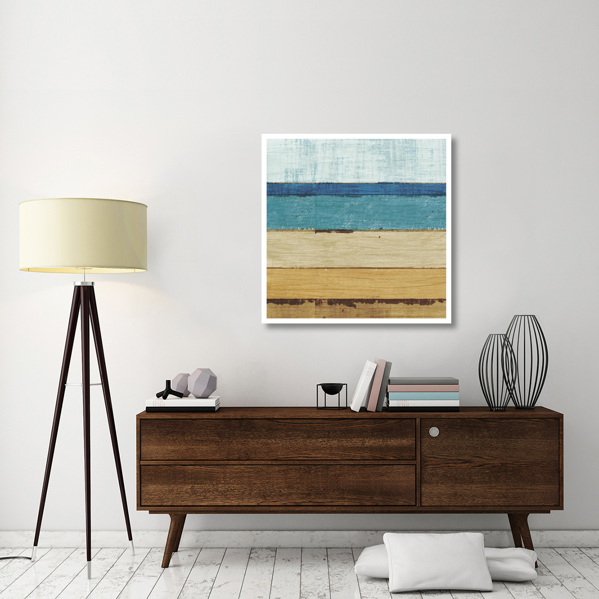 Beachscape III -Paper Art-38&quotx38"
