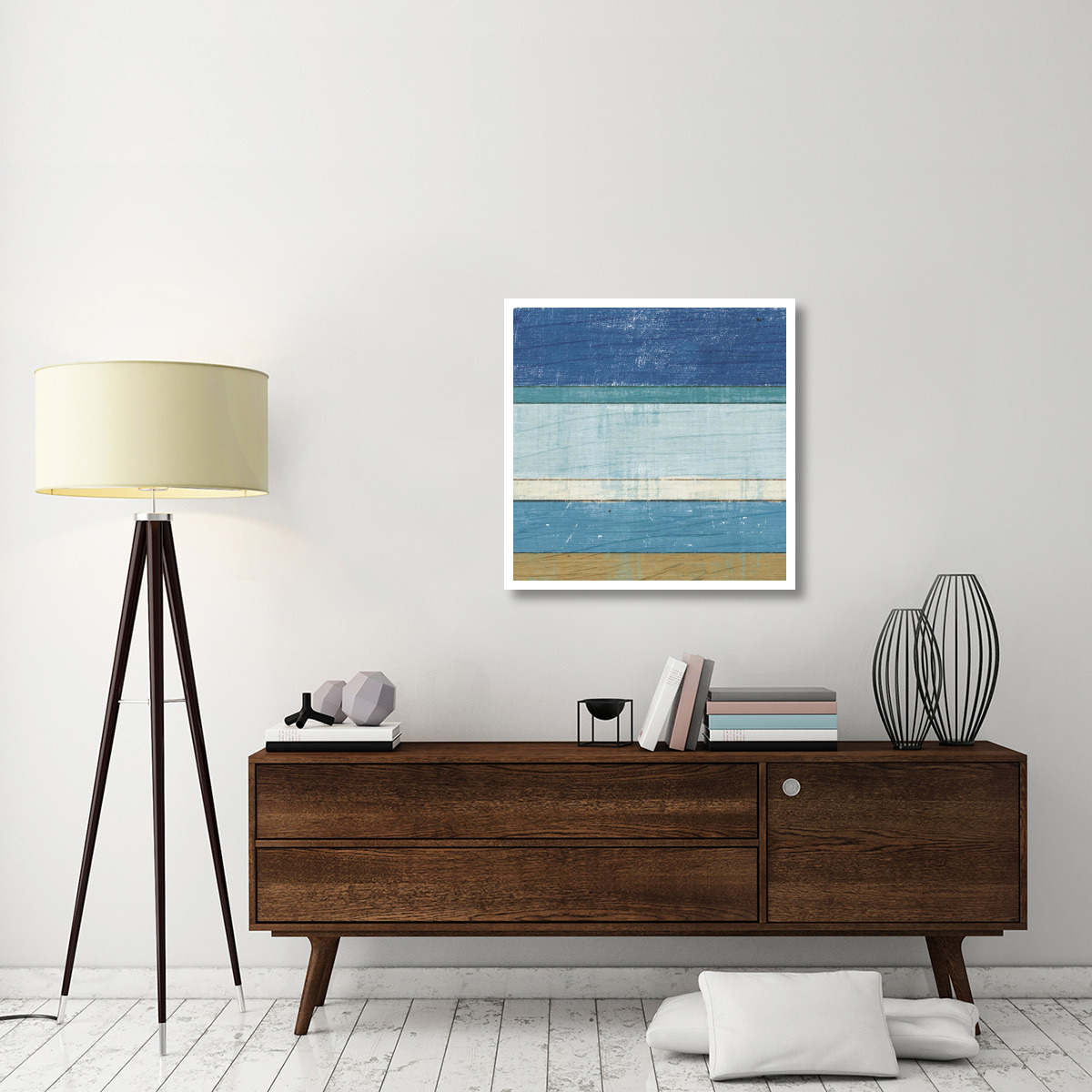 Beachscape VI -Paper Art-32&quotx32"