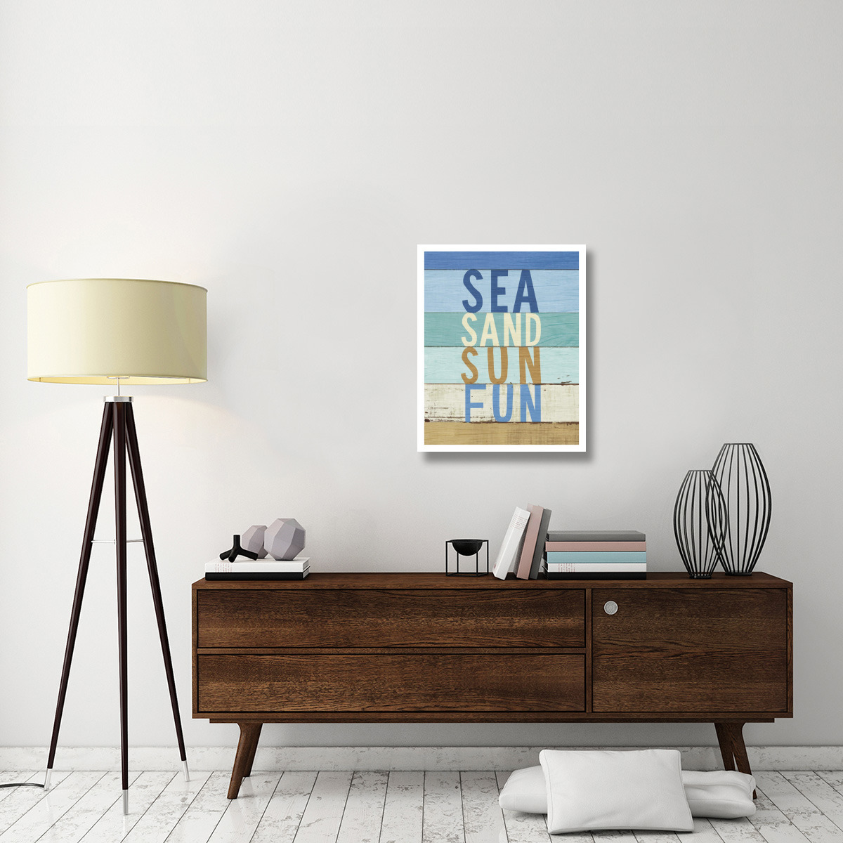Beachscape Inspiration VIII -Paper Art-24&quotx30"