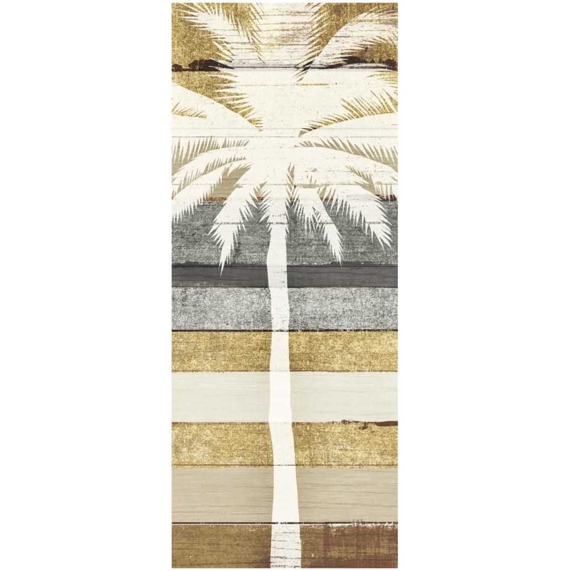 Beachscape Palms IV Gold Neutral -Paper Art-14&quotx32"