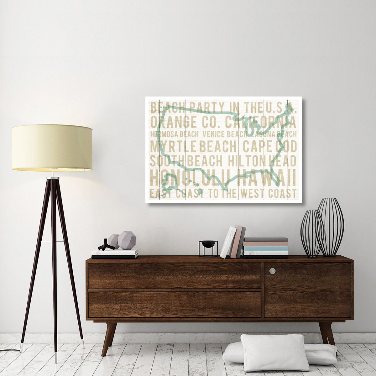 Bon Voyage USA -Paper Art-50&quotx34"