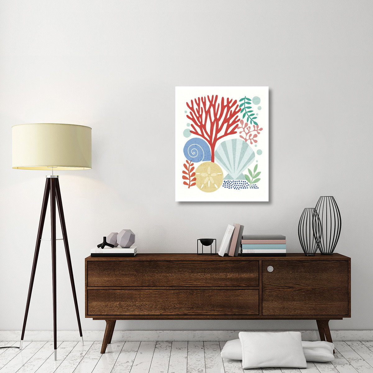 Under Sea Treasures V -Paper Art-30&quotx37"