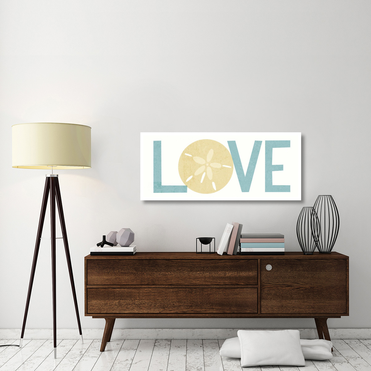 Under Sea Treasures Love -Paper Art-52&quotx22"