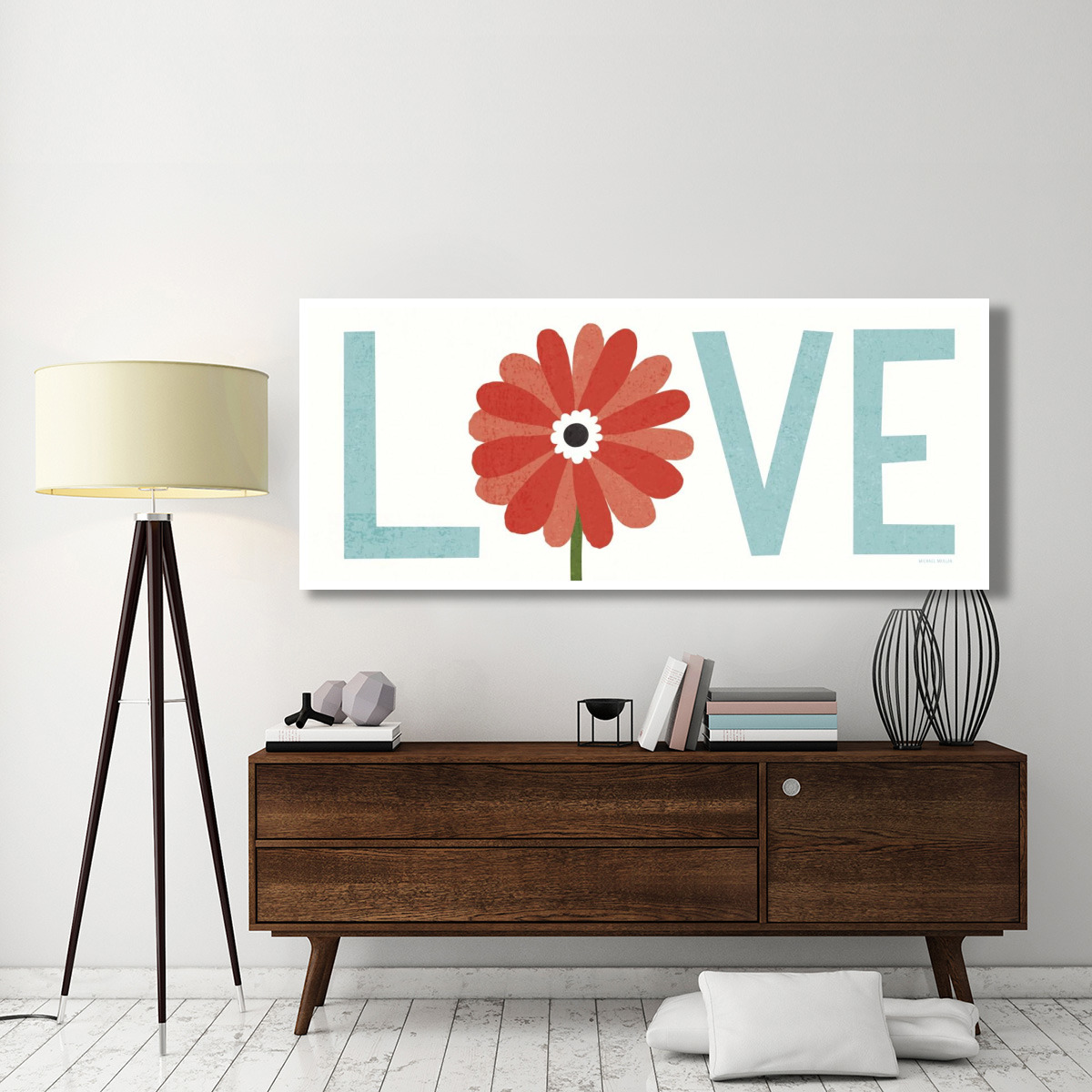 Seaside Bouquet Love -Paper Art-77&quotx32"