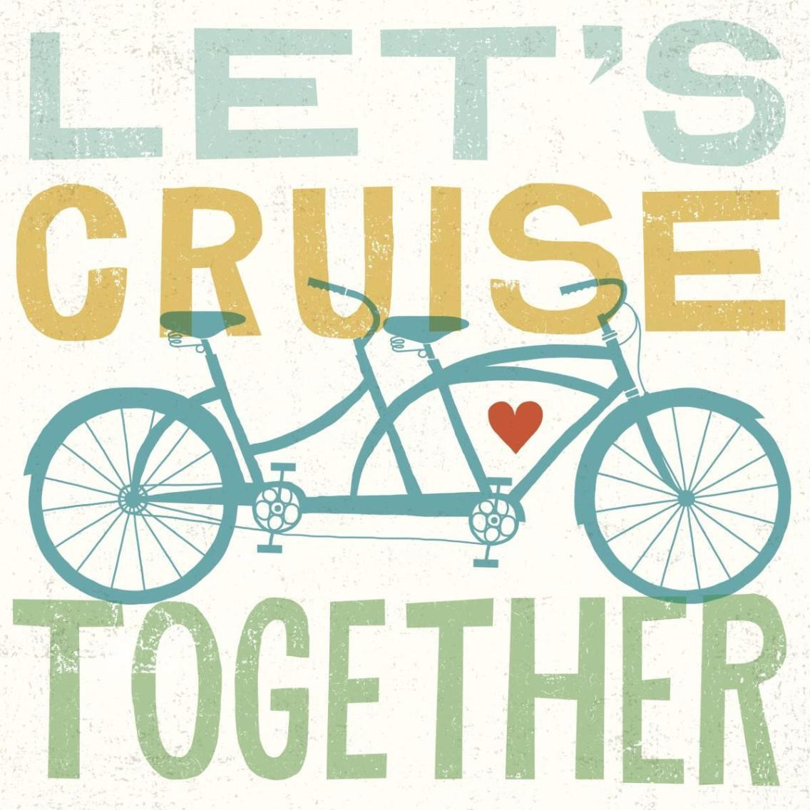 Lets Cruise Together I -Paper Art-38&quotx38"