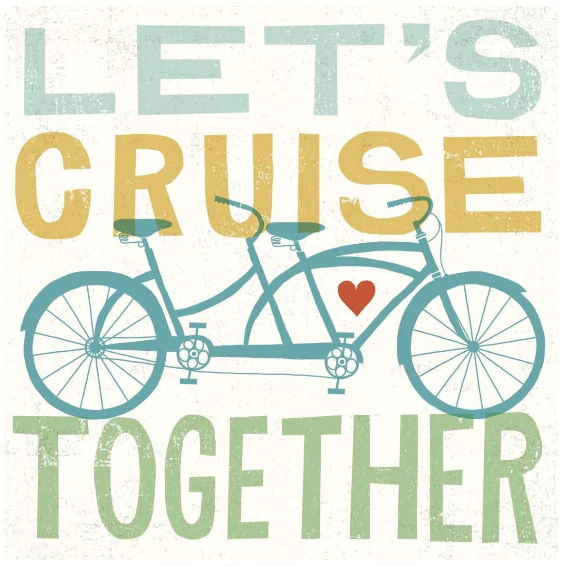 Lets Cruise Together I -Paper Art-42&quotx42"