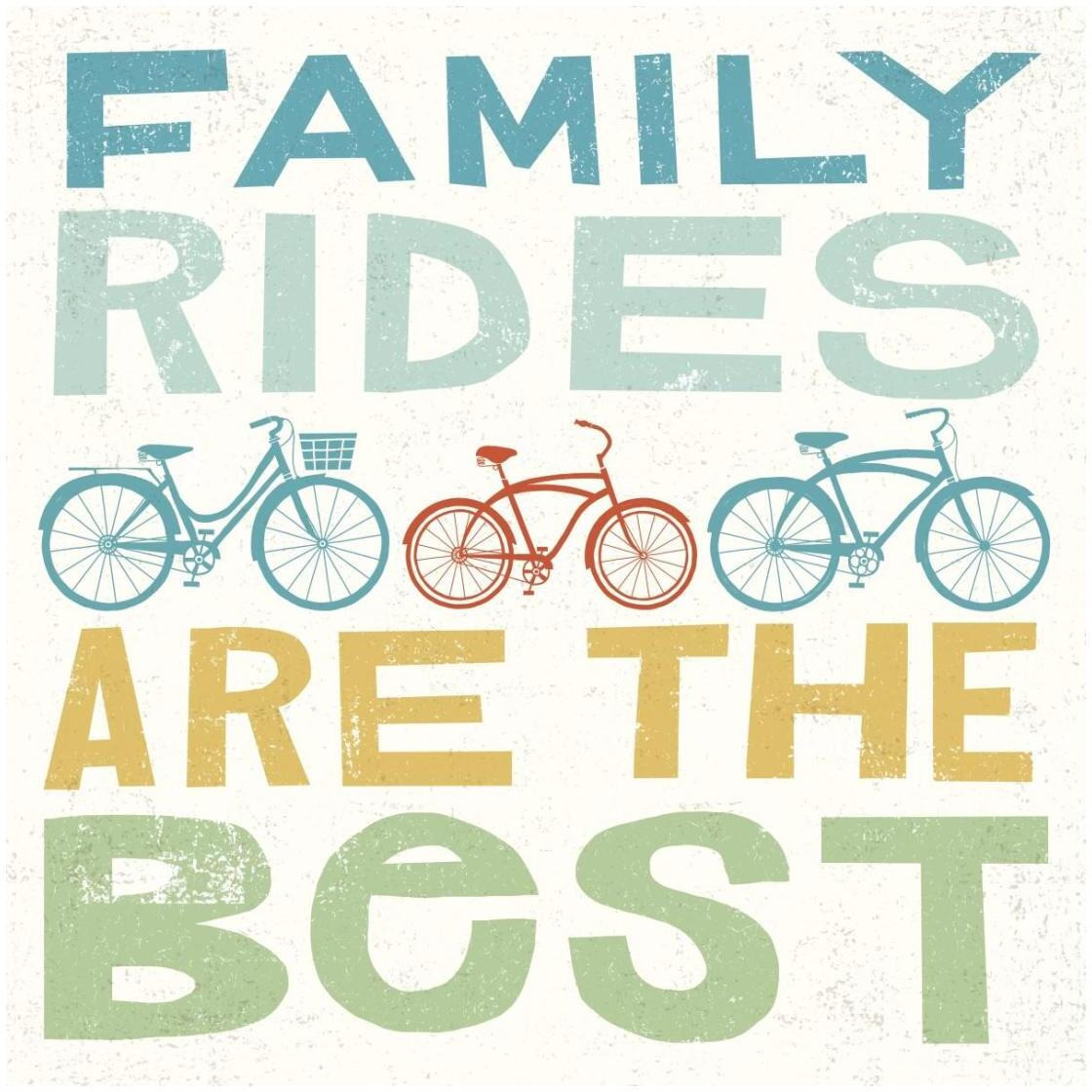 Lets Cruise Family Rides I -Paper Art-26&quotx26"
