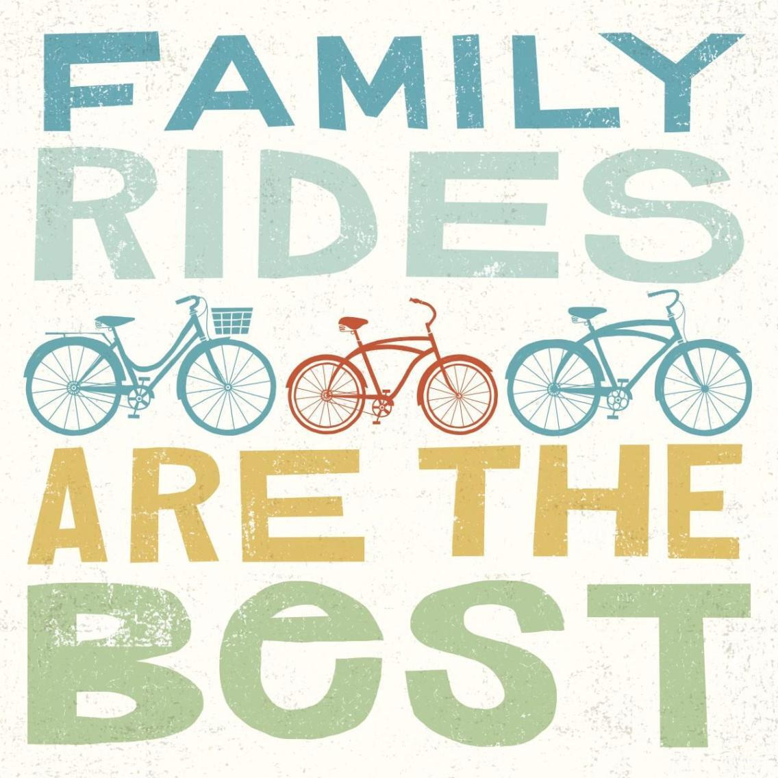 Lets Cruise Family Rides I -Paper Art-38&quotx38"