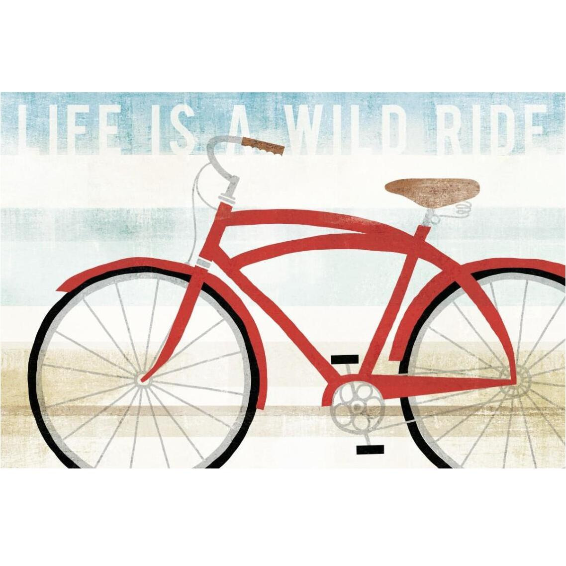 Beach Cruiser His I -Paper Art-38&quotx26"