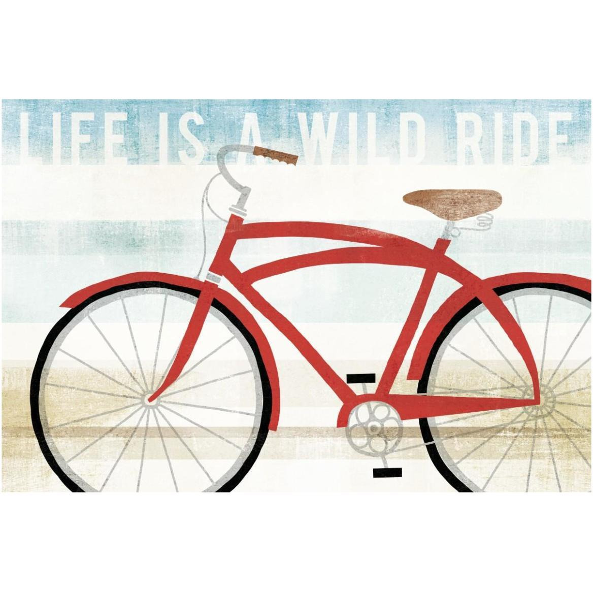 Beach Cruiser His I -Paper Art-62&quotx42"