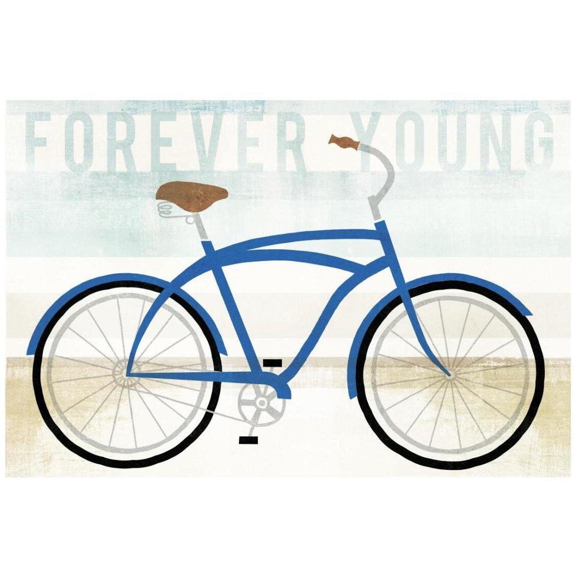 Beach Cruiser Boys I -Paper Art-26&quotx18"