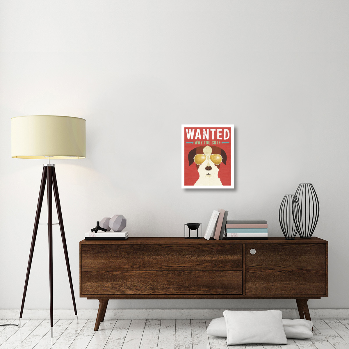 Beach Bums Terrier I Wanted -Paper Art-18&quotx22"