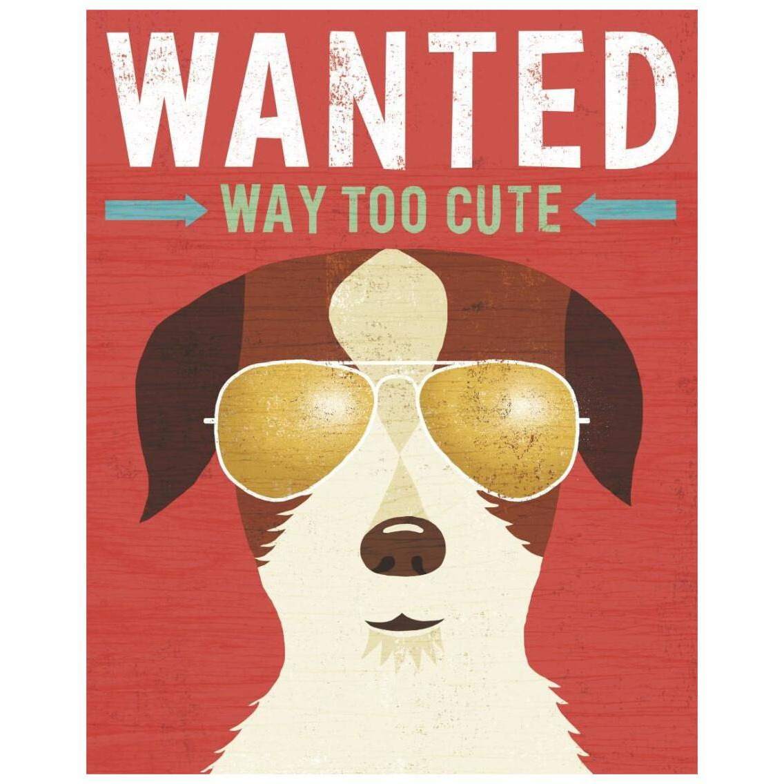 Beach Bums Terrier I Wanted -Paper Art-22&quotx26"