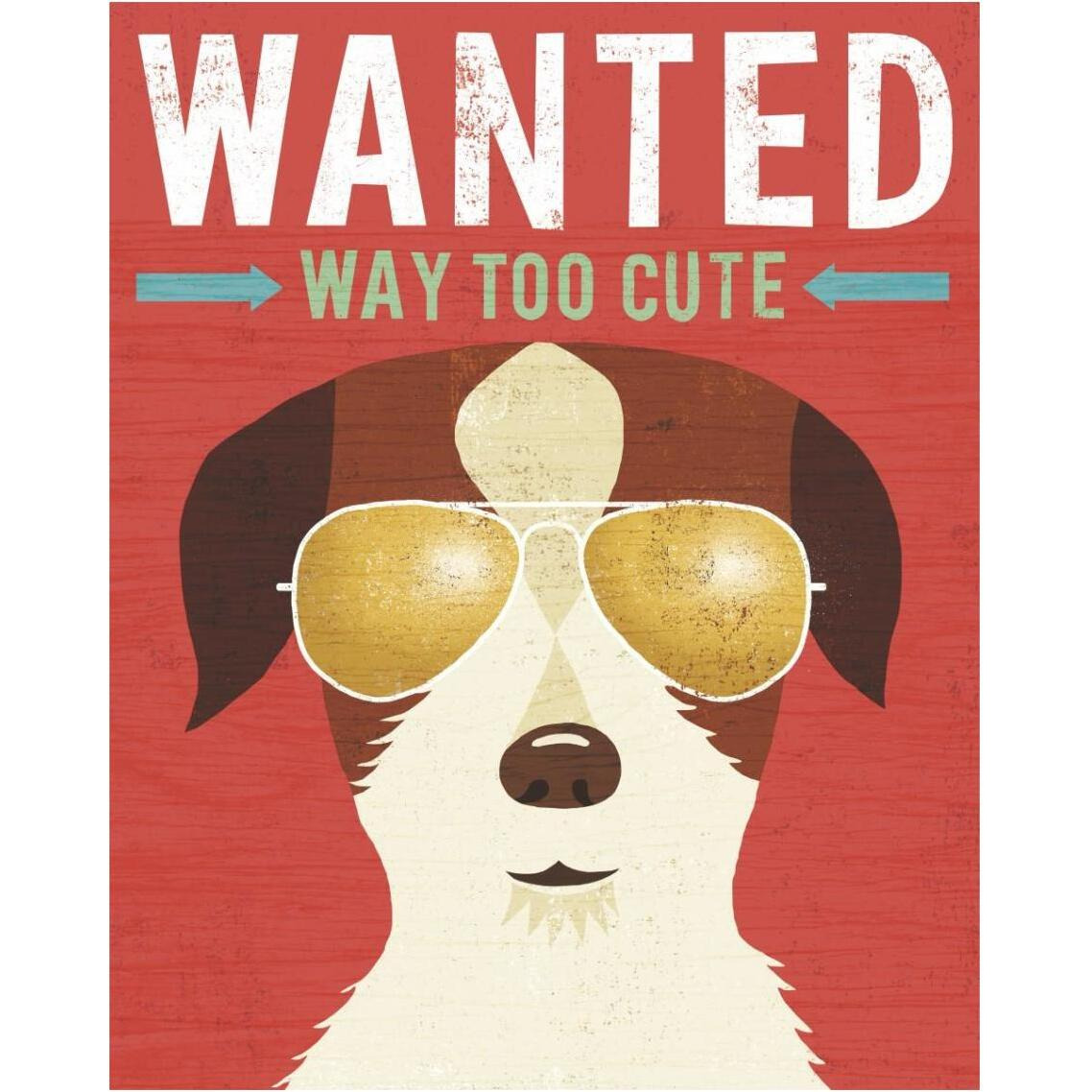 Beach Bums Terrier I Wanted -Paper Art-30&quotx37"