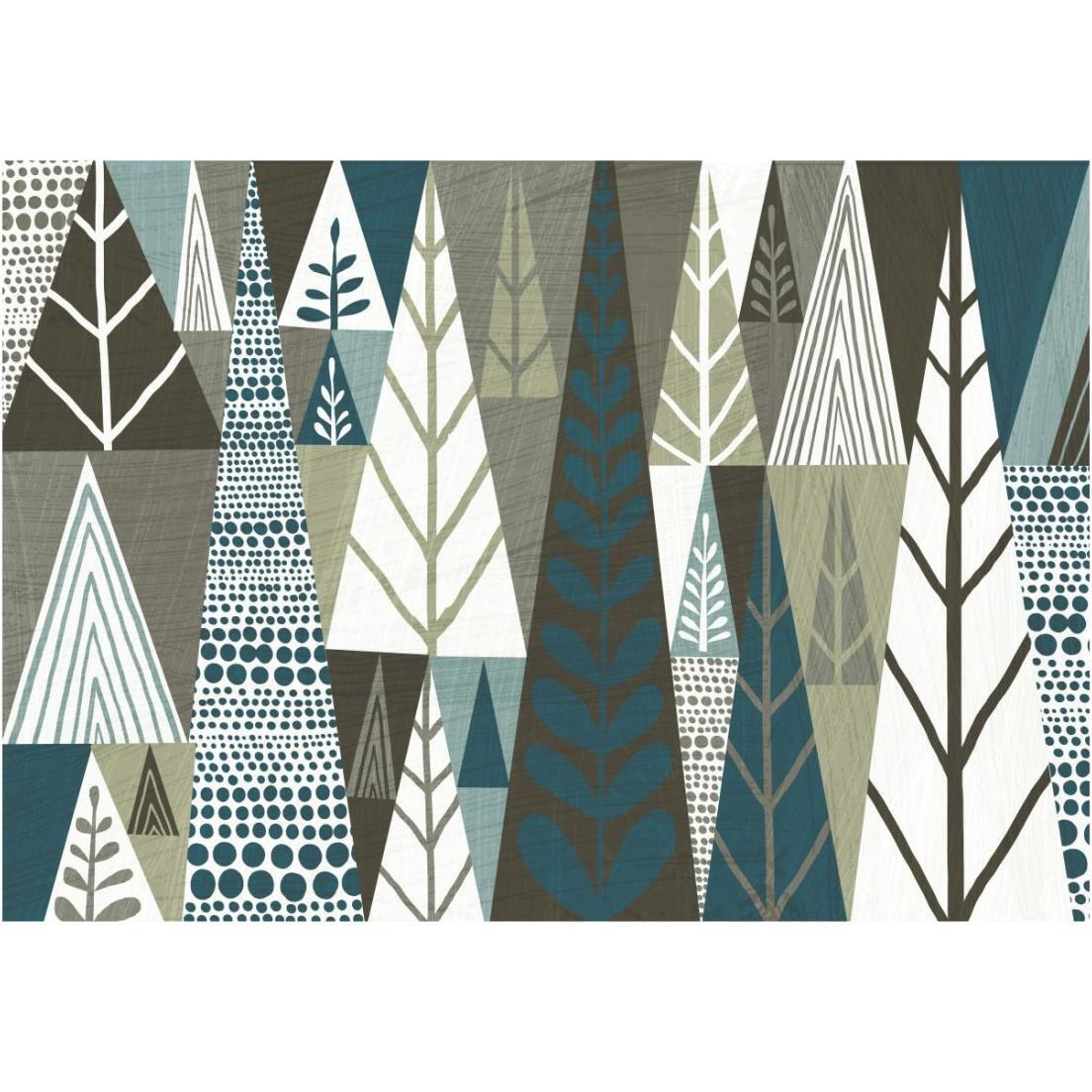 Geometric Forest -Paper Art-24&quotx17.4"