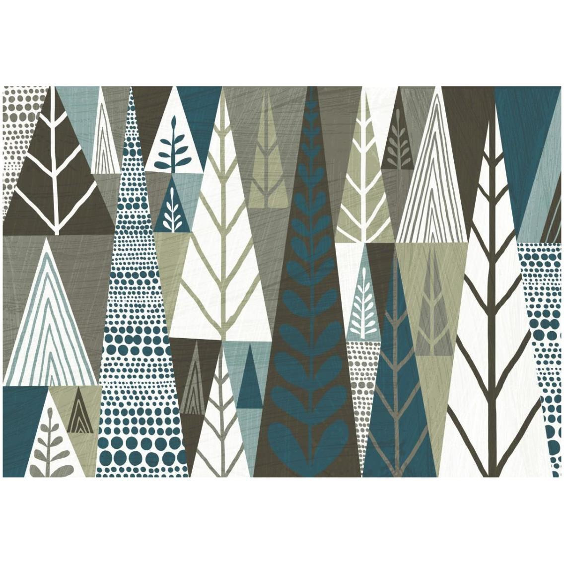 Geometric Forest -Paper Art-32&quotx23"