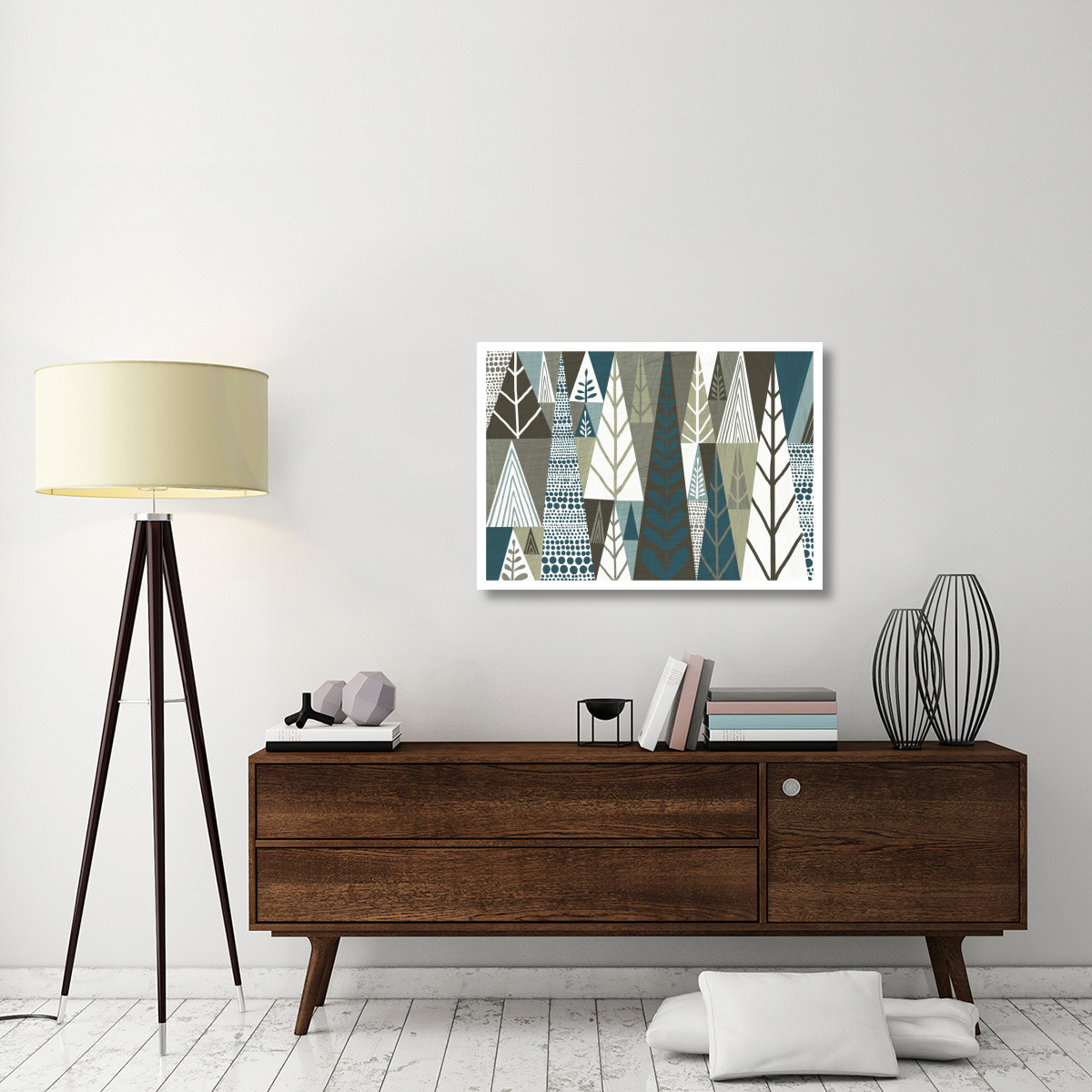 Geometric Forest -Paper Art-38&quotx27.2"