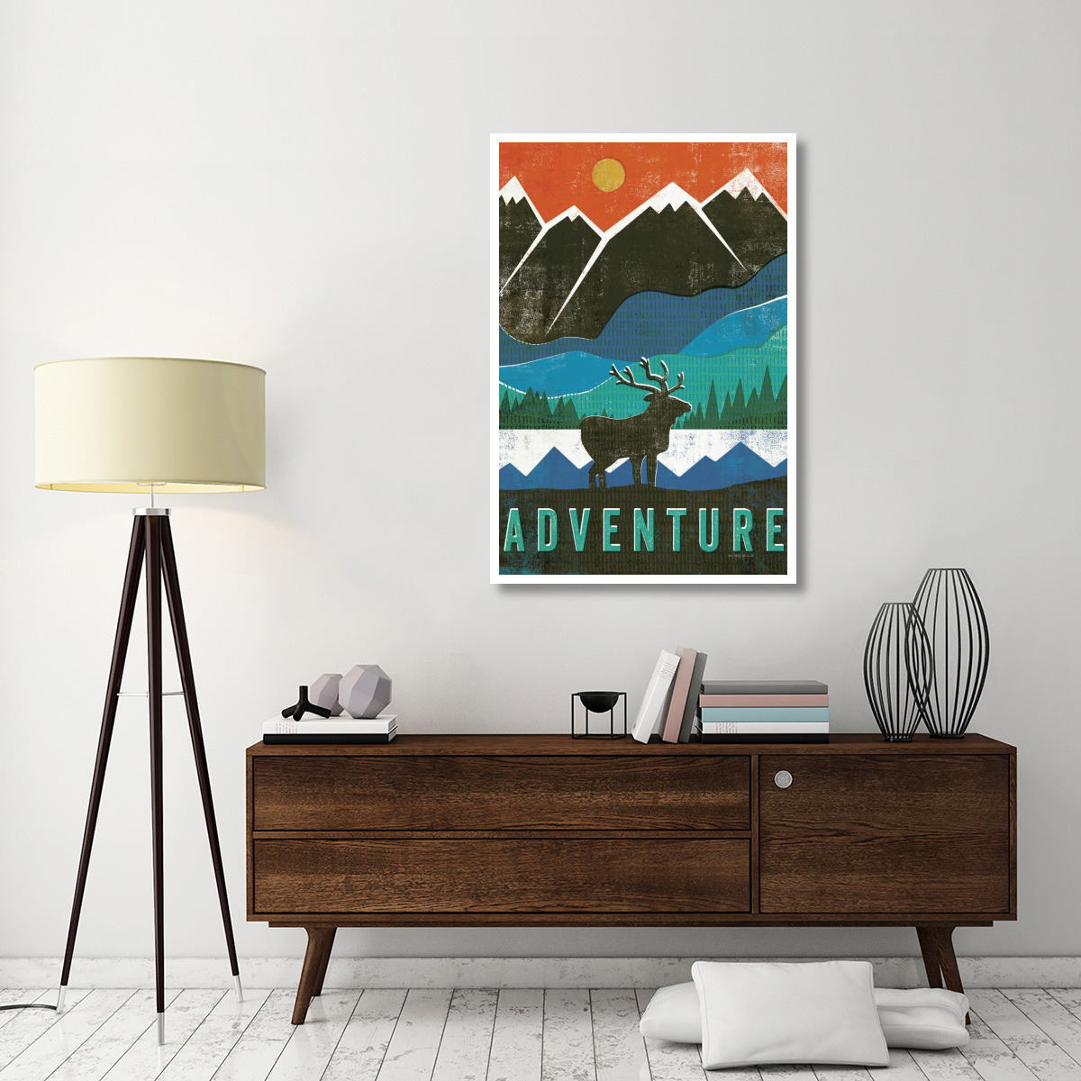 Big Sky I -Paper Art-34&quotx50"