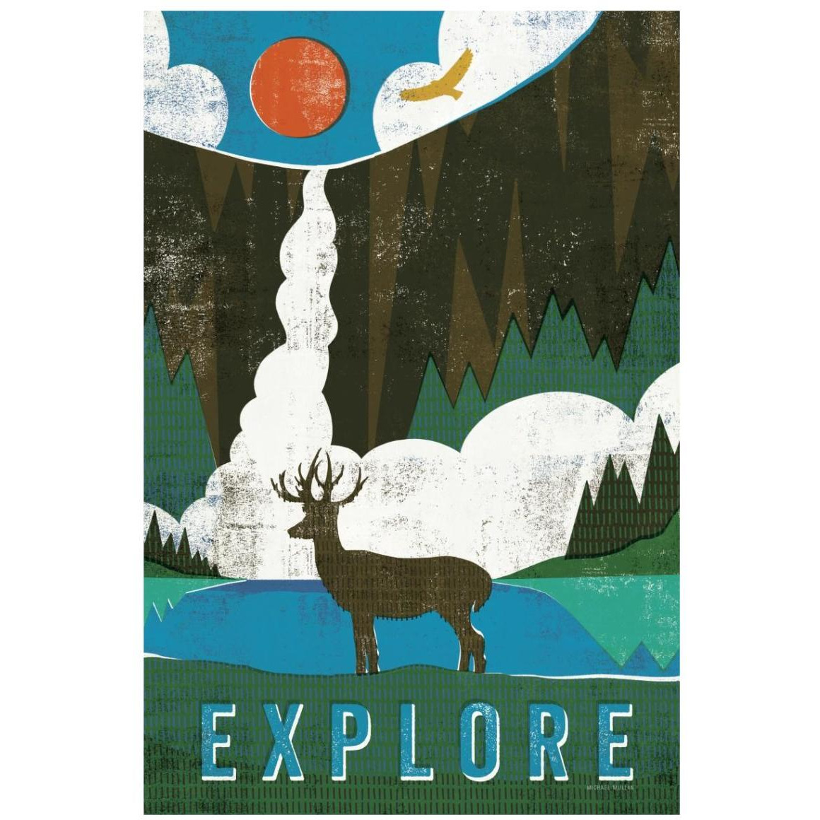 Big Sky II -Paper Art-14&quotx20"