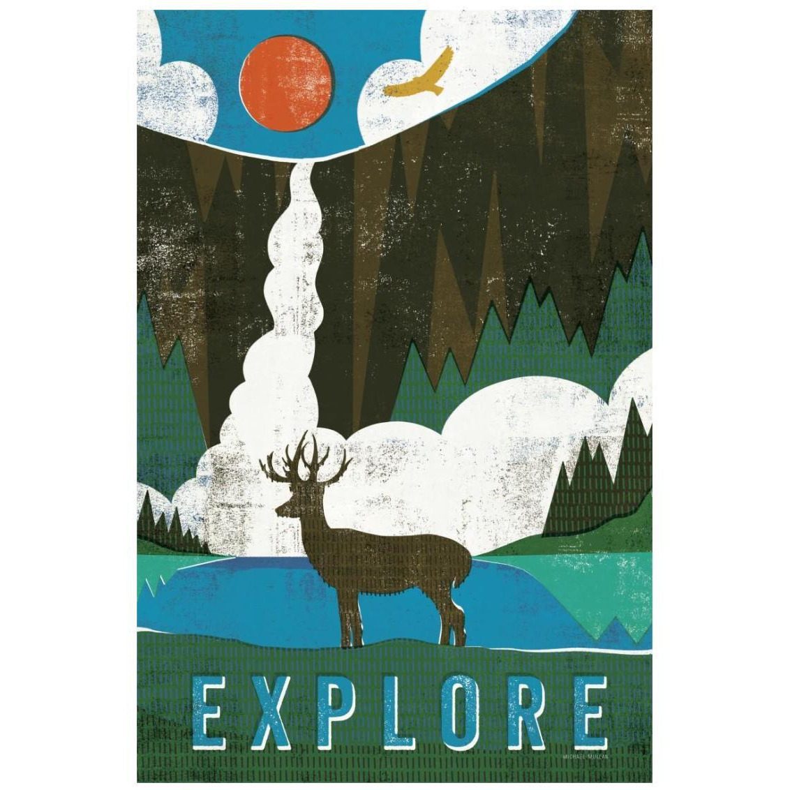 Big Sky II -Paper Art-18&quotx26"