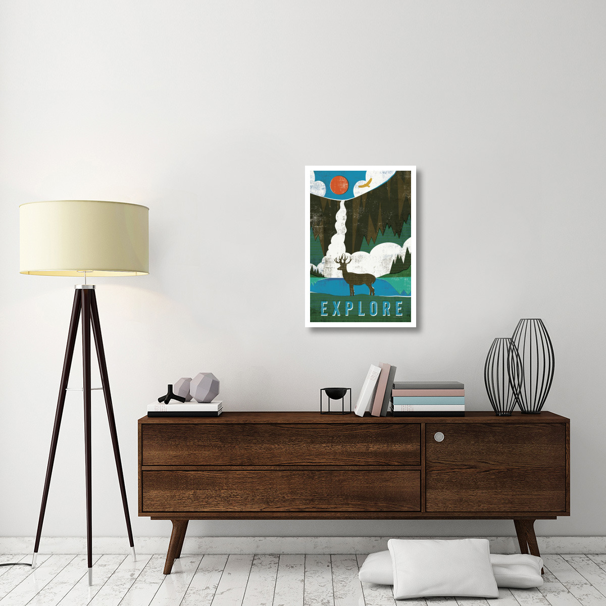 Big Sky II -Paper Art-22&quotx32"