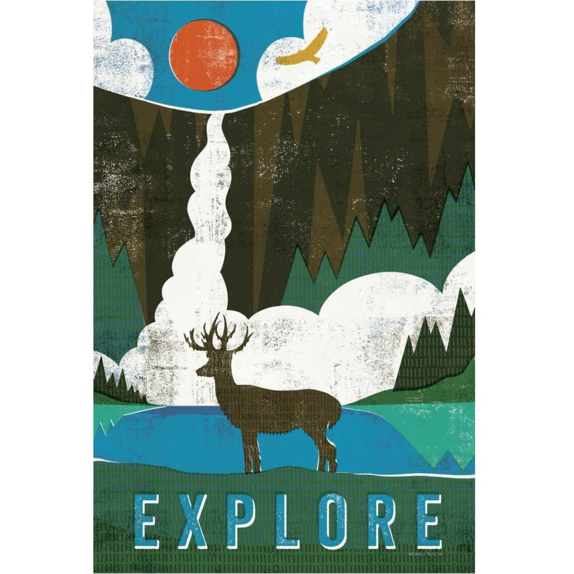 Big Sky II -Paper Art-26&quotx38"