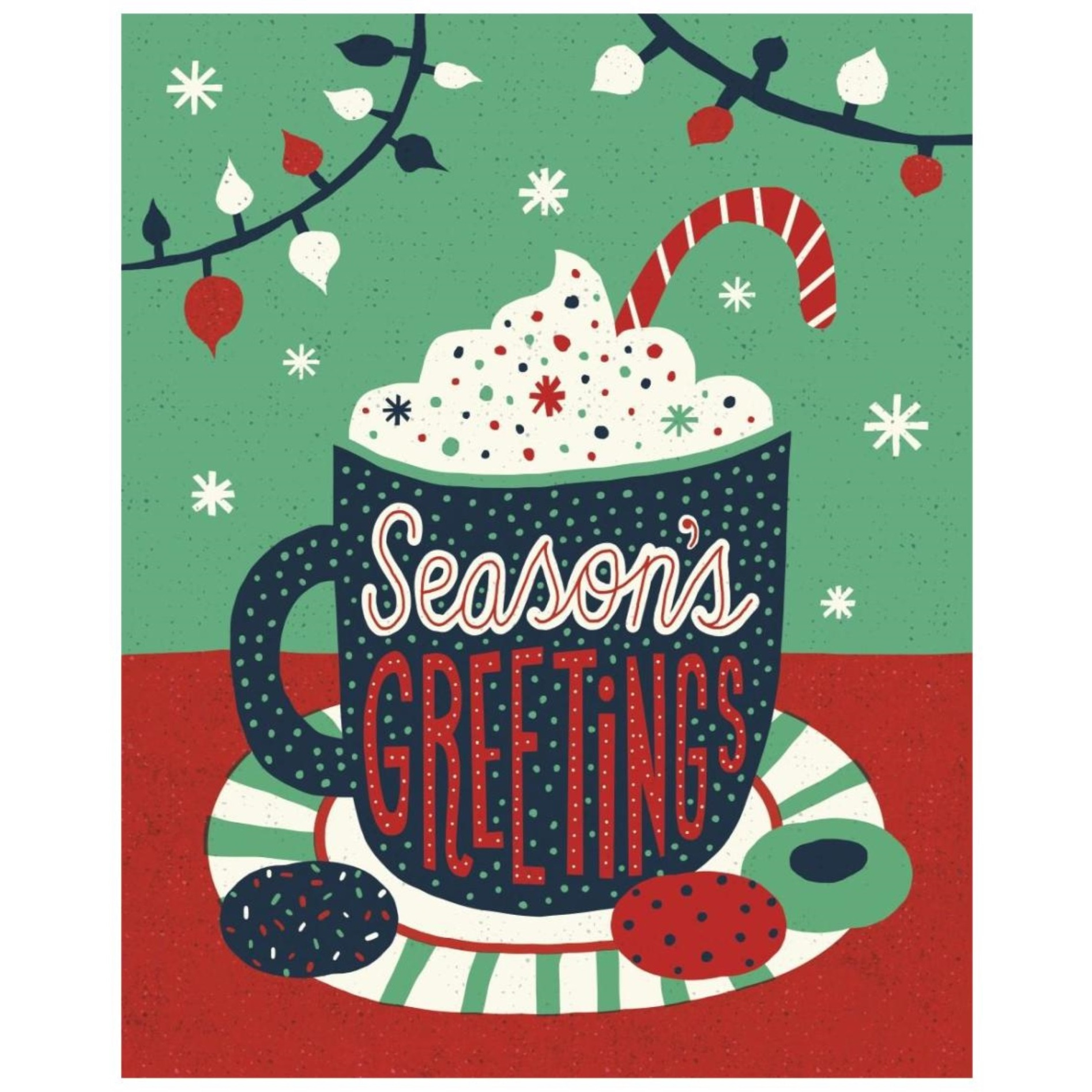 Christmas Cocoa -Paper Art-22&quotx26"