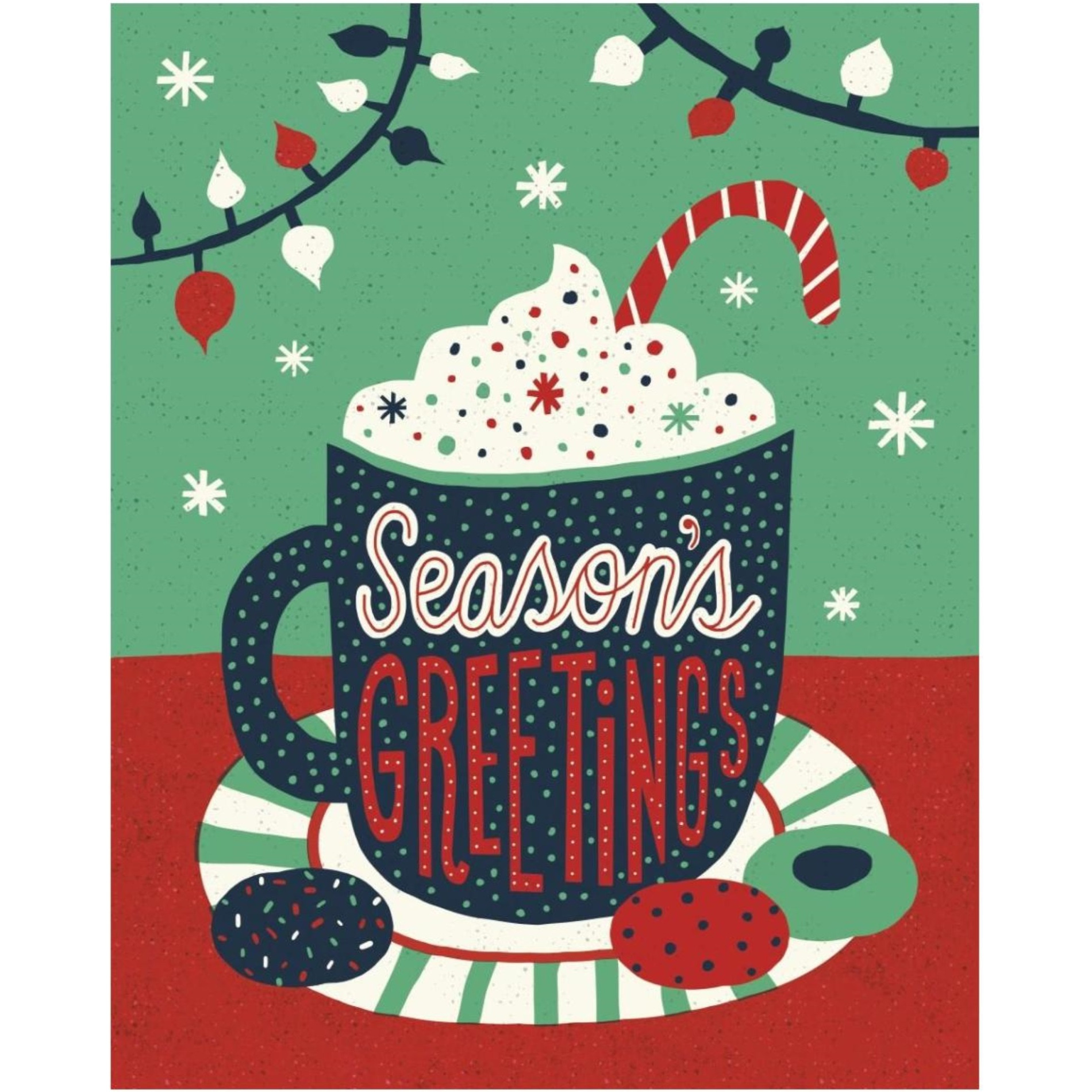Christmas Cocoa -Paper Art-30&quotx37"